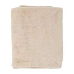 SEMA DESIGN Plaid Doudou Velvet Taupe - Golden