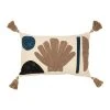 SEMA DESIGN Housse De Coussin écru Et Taupe 50x30cm - Blue Sand -HARMONY Shop 76804 DEB WEB