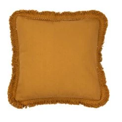 SEMA DESIGN Housse De Coussin Moutarde 45x45cm - Amerida -HARMONY Shop 76808 DET02 WEB