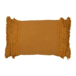 SEMA DESIGN Housse De Coussin Rectangulaire Moutarde 50x30cm - Terre Brulée