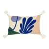 SEMA DESIGN Housse De Coussin Brodée écru Et Indigo 50x30cm - Funny 2 SEMA DESIGN Housse De Coussin Brodée écru Et Indigo 50x30cm - Funny -HARMONY Shop 76820 DEB WEB