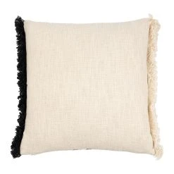 SEMA DESIGN Housse De Coussin Brodee écru Et Noir 45x45cm - Madeira -HARMONY Shop 76838 DET02 WEB