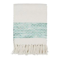 SEMA DESIGN Plaid émeraude 170x130cm - Courba