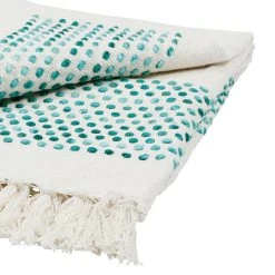 SEMA DESIGN Plaid émeraude 170x130cm - Courba -HARMONY Shop 76840 DET02 WEB