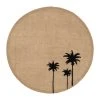 SEMA DESIGN Set De Table Rond En Jute Naturel Et Noir - Palmea -HARMONY Shop 76841 DEB WEB