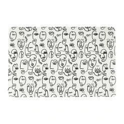 SEMA DESIGN Set De Table écru Et Noir -terre Brulée