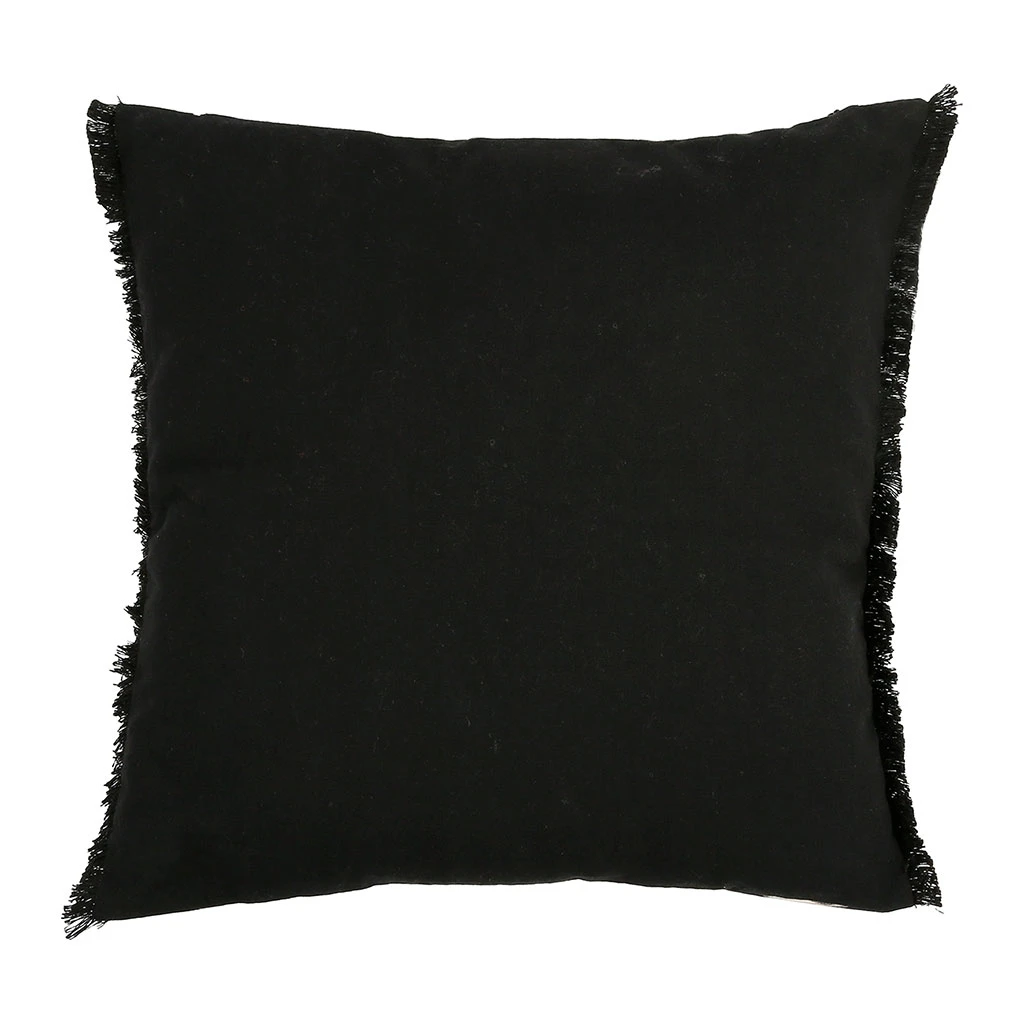 SEMA DESIGN Housse De Coussin Feuilles Palmier Noir 45x45cm - Palmea 5 SEMA DESIGN Housse De Coussin Feuilles Palmier Noir 45x45cm - Palmea – Image 3