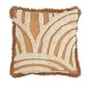 SEMA DESIGN Housse De Coussin Brodée écru Et Ocre 45x45cm -terre Brulée -HARMONY Shop 76976 DEB WEB