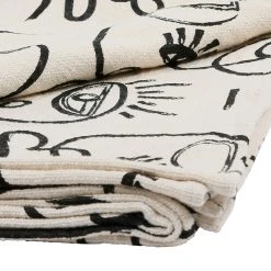 SEMA DESIGN Plaid Visage écru Et Noir En Coton - Terre Brulée 8 SEMA DESIGN Plaid Visage écru Et Noir En Coton - Terre Brulée -HARMONY Shop 77055 DET02 WEB