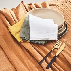 L'effet Papillon Nappe Camel 150x250cm - Gaïa -HARMONY Shop 86bef amb hd fds cat23 5502