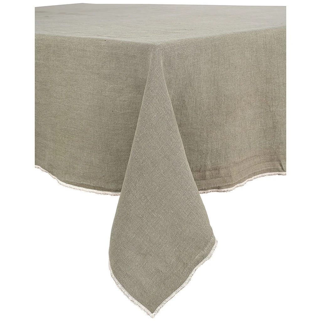 HARMONY HAOMY Nappe Venise Naturel 160x160cm En Lin Lave 3 HARMONY HAOMY Nappe Venise Naturel 160x160cm En Lin Lave