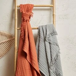 SEMA DESIGN Plaid Earth Notes Terracotta 170x130cm Gaze De Coton -HARMONY Shop adff7 amb hd 2022 01 pe sema 11024