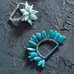 Côté Table Rond Serviette Perli Turquoise D4cm En Fer Et Verre -HARMONY Shop b3d63 amb hd 2022 01 pe ct 12143